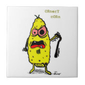 Ornery Corn Tile Tegeltje (Voorkant)