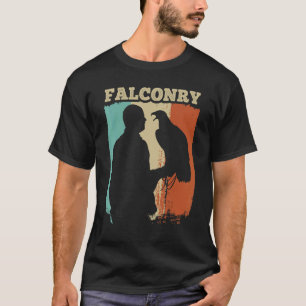 Ornithologie Birder Falconer Falconry Hunting Vint T-shirt