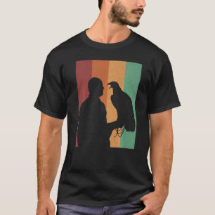 Ornithologie Birder Falconer Falconry Hunting Vint T-shirt