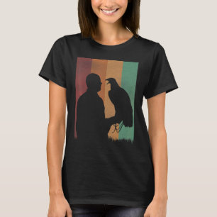 Ornithologie Vogelaar Valkenier Valkerij Jagen Vin T-shirt