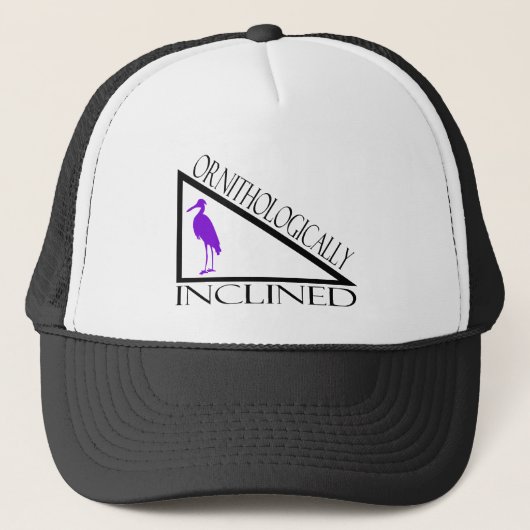 Ornithologisch geïnclineerd trucker pet (Voorkant)