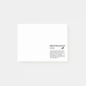 Ornithologist Definition - Vogelkunde (Birdwatchin Post-it® Notes (Voorkant)