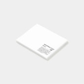 Ornithologist Definition - Vogelkunde (Birdwatchin Post-it® Notes (Schuin)