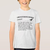 Ornithologist Definition - Vogelkunde (Birdwatchin Tri-Blend Shirt (Voorkant)