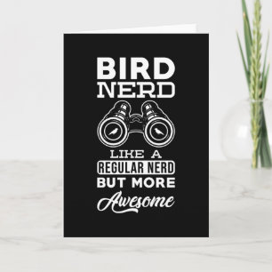 Ornitholoog cadeau kaart