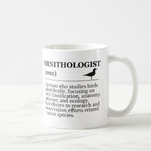 Ornitholoog Definitie - Vogelkunde (Vogels Kijken Koffiemok