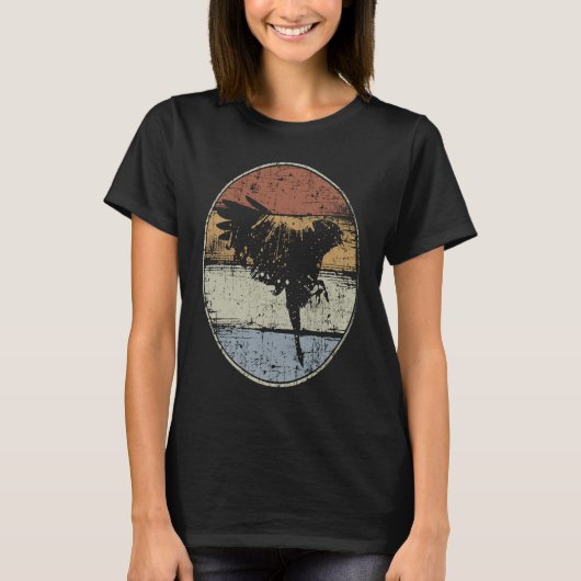 -ornitholoog die vogelretro kijkt t-shirt (Voorkant)
