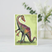 Ornithomimus Briefkaart (Staand voorkant)