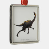 Ornithomimus Metalen Ornament (Rechts)