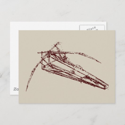 ornithopter briefkaart (Voorkant / Achterkant)