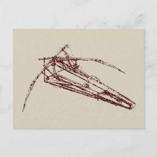 ornithopter briefkaart (Voorkant)
