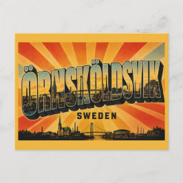 Örnsköldsvik Zweden Höga Kusten Briefkaart