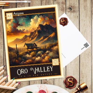 Oro Valley, Arizona BRIEFKAART