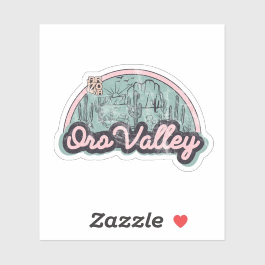 Oro Valley, Arizone Sticker (Vel)