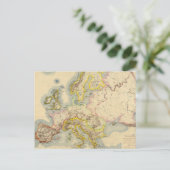 Orografische kaart van Europa (Staand voorkant)