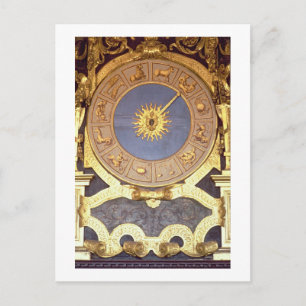 Orologio Zodicale (Zodiac Clock) (fresco en gilde) Briefkaart