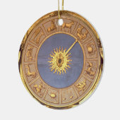 Orologio Zodicale (Zodiac Clock) (fresco en gilde) Keramisch Ornament (Links)