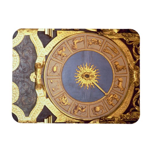 Orologio Zodicale (Zodiac Clock) (fresco en gilde) Magneet (Horizontaal)