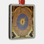 Orologio Zodicale (Zodiac Clock) (fresco en gilde) Metalen Ornament (Rechts)