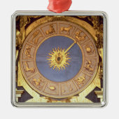 Orologio Zodicale (Zodiac Clock) (fresco en gilde) Metalen Ornament (Voorkant)