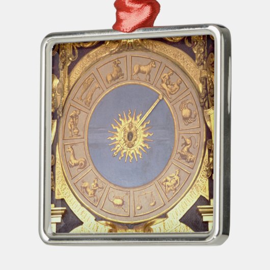 Orologio Zodicale (Zodiac Clock) (fresco en gilde) Metalen Ornament (Links)