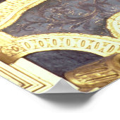 Orologio Zodicale (Zodiac Clock) (fresco en gilde) Poster (Hoek)