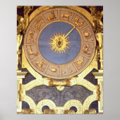 Orologio Zodicale (Zodiac Clock) (fresco en gilde) Poster (Voorkant)
