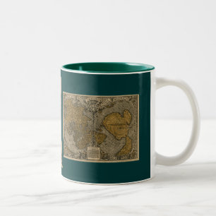 Oronce Finé Historic Old Wereldkaart Coffee Mok