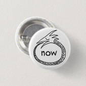 orouboros nu , jojo ronde button 3,2 cm (Voorkant /achterkant)