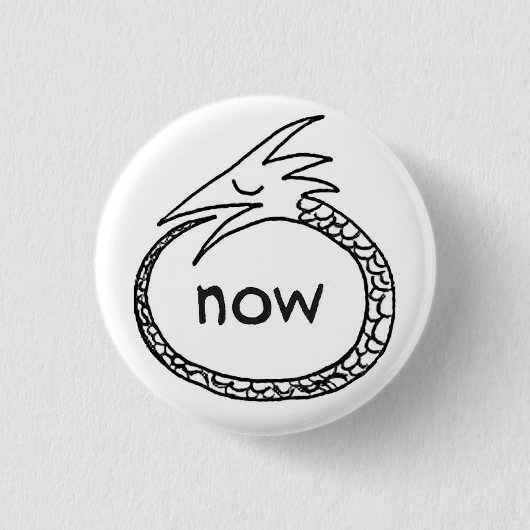 orouboros nu , jojo ronde button 3,2 cm (Voorkant)