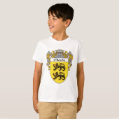 O'Rourke Coat of Arms (Beheerd) T-shirt (Voorkant volledig)