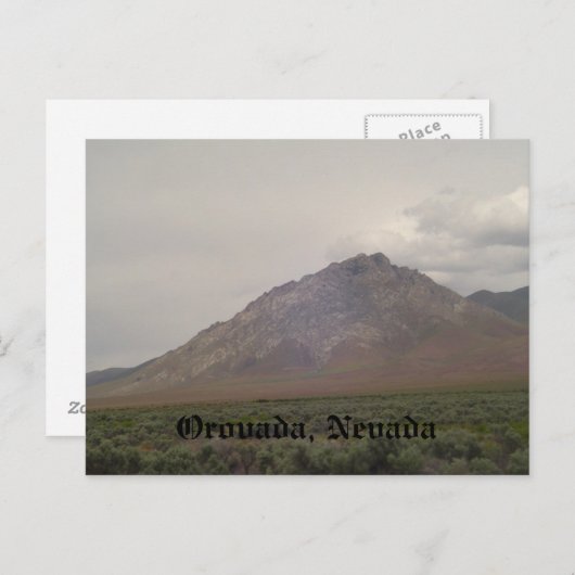 Orovada, Nevada Briefkaart (Voorkant / Achterkant)