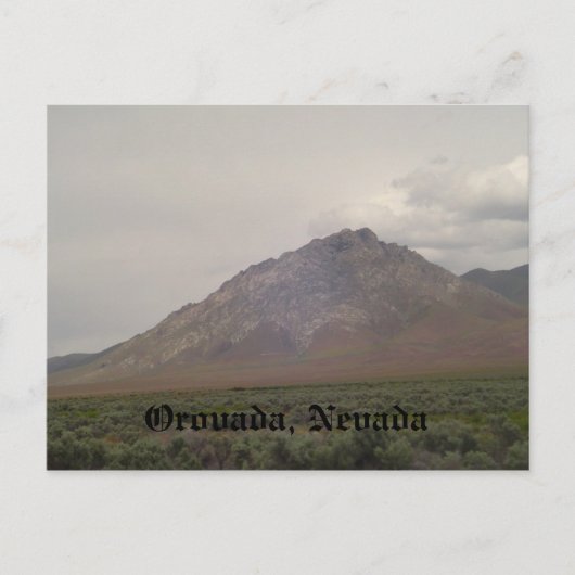 Orovada, Nevada Briefkaart (Voorkant)