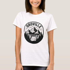 Oroville California - Embleem ontwerp T-shirt