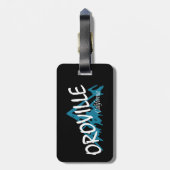 Oroville California Mountains Bagagelabel (Achterkant verticaal)