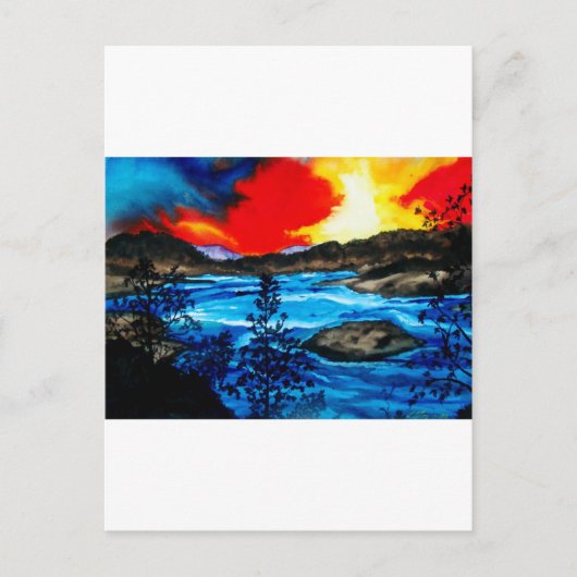 Oroville Colors Briefkaart (Voorkant)