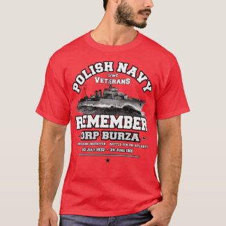 ORP Burza Poolse Marine Poolse trots T-shirt