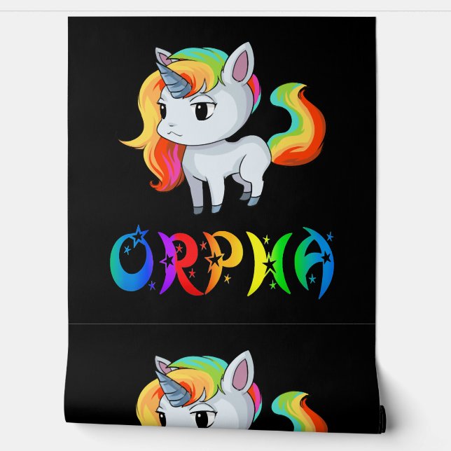 Orpha Unicorn Behang (Afrollen)
