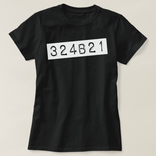 Orphan Black 324B21 T-shirt (Design voorkant)