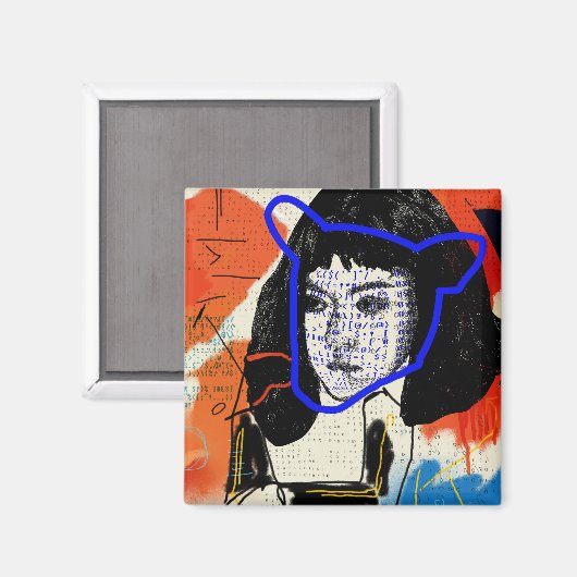 Orphan Black | Abstract MK Clone - Project Leda Magneet (Voorkant / Achterkant)