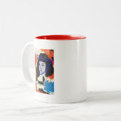 Orphan Black | Abstract MK Clone - Project Leda Tweekleurige Koffiemok (Voorkant links)