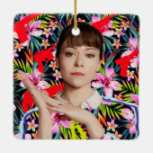 Orphan Black | Alison - Floral Pattern Keramisch Ornament (Achterkant)