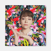 Orphan Black | Alison - Floral Pattern Magneet (Voorkant)