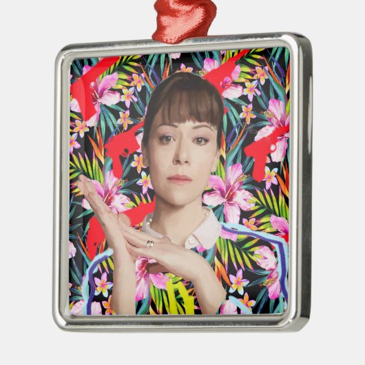 Orphan Black | Alison - Floral Pattern Metalen Ornament (Links)