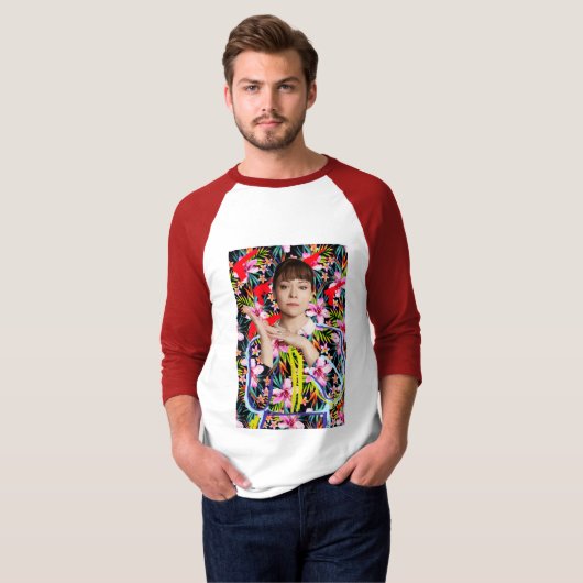 Orphan Black | Alison - Floral Pattern T-shirt (Voorkant volledig)