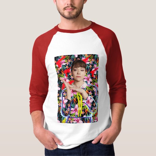 Orphan Black | Alison - Floral Pattern T-shirt (Voorkant)