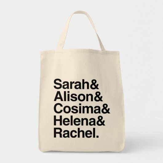 Orphan Black | Ampersand-ontwerp Tote Bag (Voorkant)