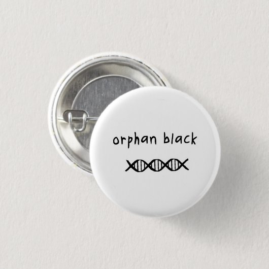 Orphan Black badge / Button - DNA (Voorkant /achterkant)