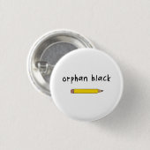 Orphan Black badge / Button - Rachel Pencil (Voorkant /achterkant)