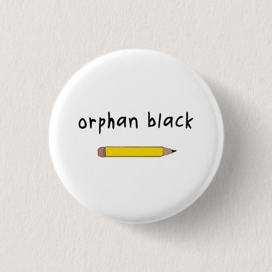Orphan Black badge / Button - Rachel Pencil (Voorkant)